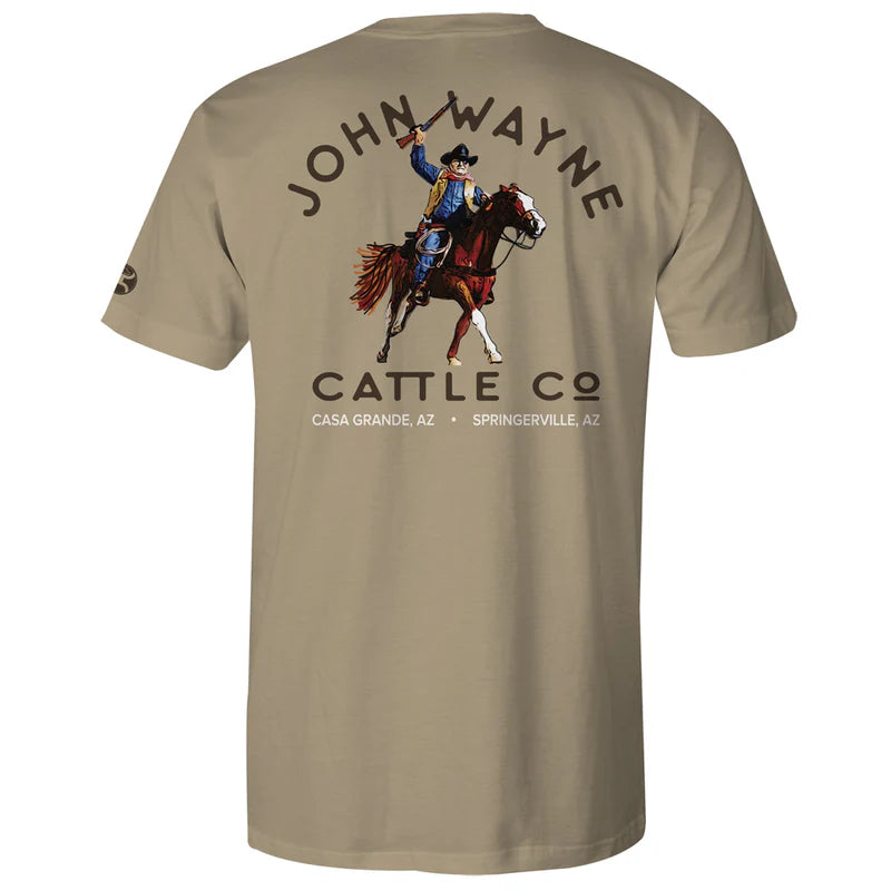 "John Wayne" Tan Youth T-shirt HT1700TN Shirt Hooey