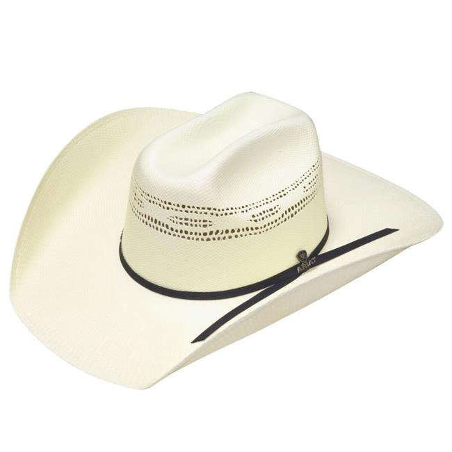 Ariat Bangora Hat Ivory Black Hat Band M & F