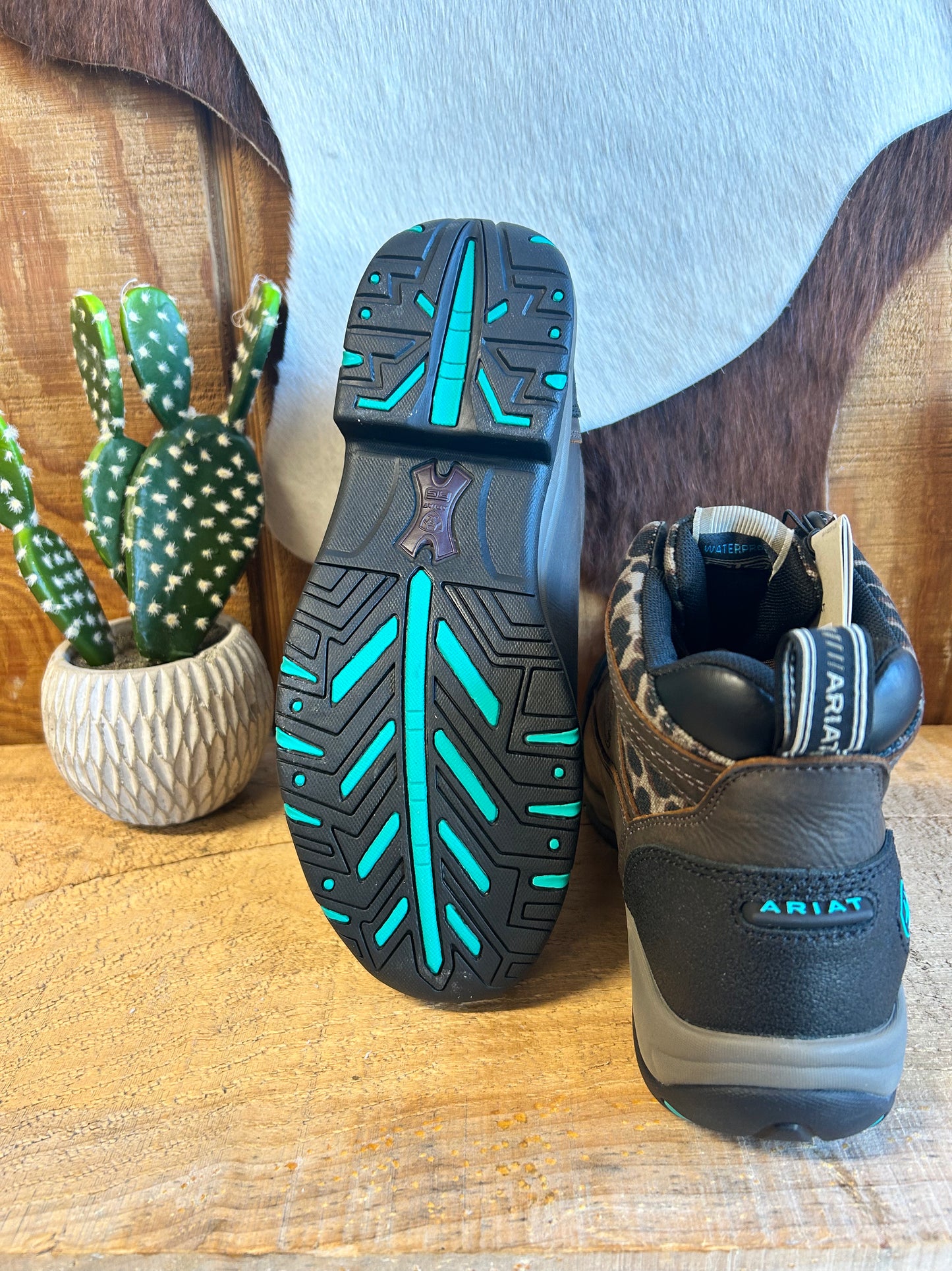 Terrain Waterproof Boot leopard Womens boots ariatfootwear ariatwomens Women's Ariat