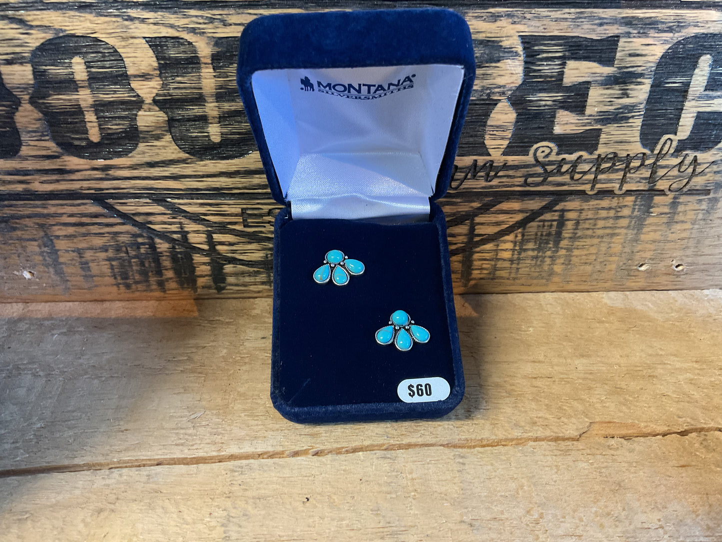 Montana Silversmiths Nature's Wonder Turquoise Earrings - ER5820 Earrings Women's Montana Silversmiths