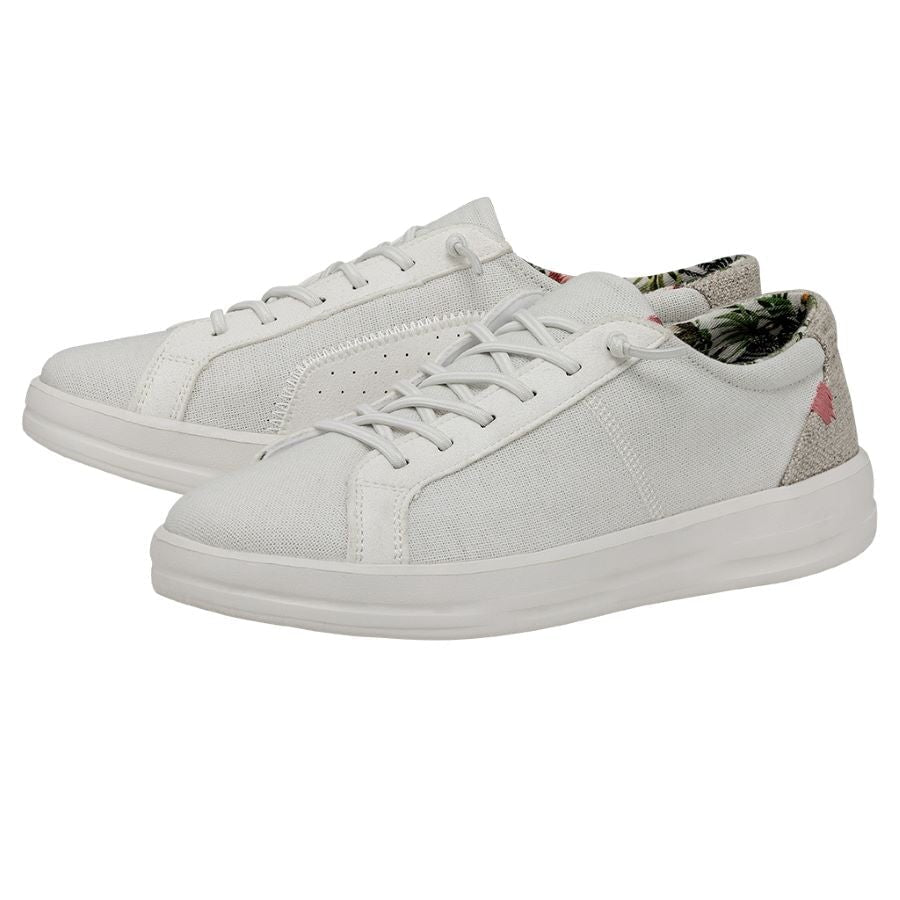Hey Dude Karina Coconut White Shoes mom dad grads Hey Dude