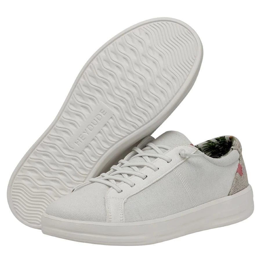 Hey Dude Karina Coconut White Shoes mom dad grads Hey Dude