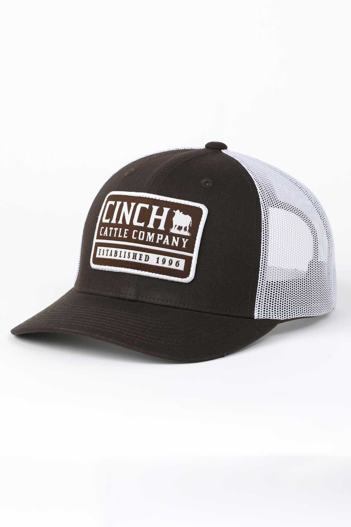 CINCH® LOGO TRUCKER CAP CATTLE CO BLACK Cap Cinch