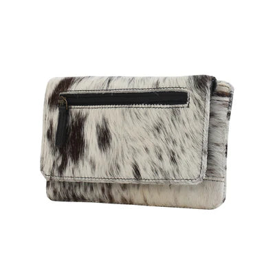 COOKIE CRUNCH LEATHER AND HAIRON WALLET wallet Women's Myra