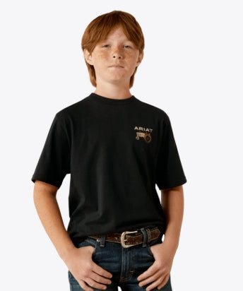 Youth Ariat Gramps Tractor T-Shirt Black - 10062408 Boys Shirt ARIATKIDS Ariat