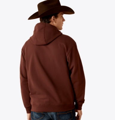 Men's Ariat Carlsbad Canyon Hoodie Brown - 10062500 Hoodie ariatmens Ariat