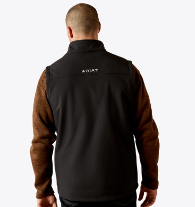 Men's Vernon Softshell Vest Black - 10062600 Chap & Vest ariatmens Ariat