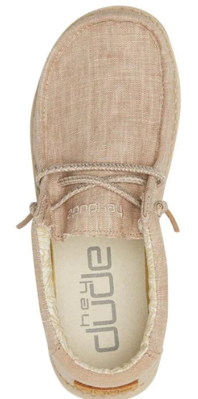 Wally Youth Basic Beige Hey Dude