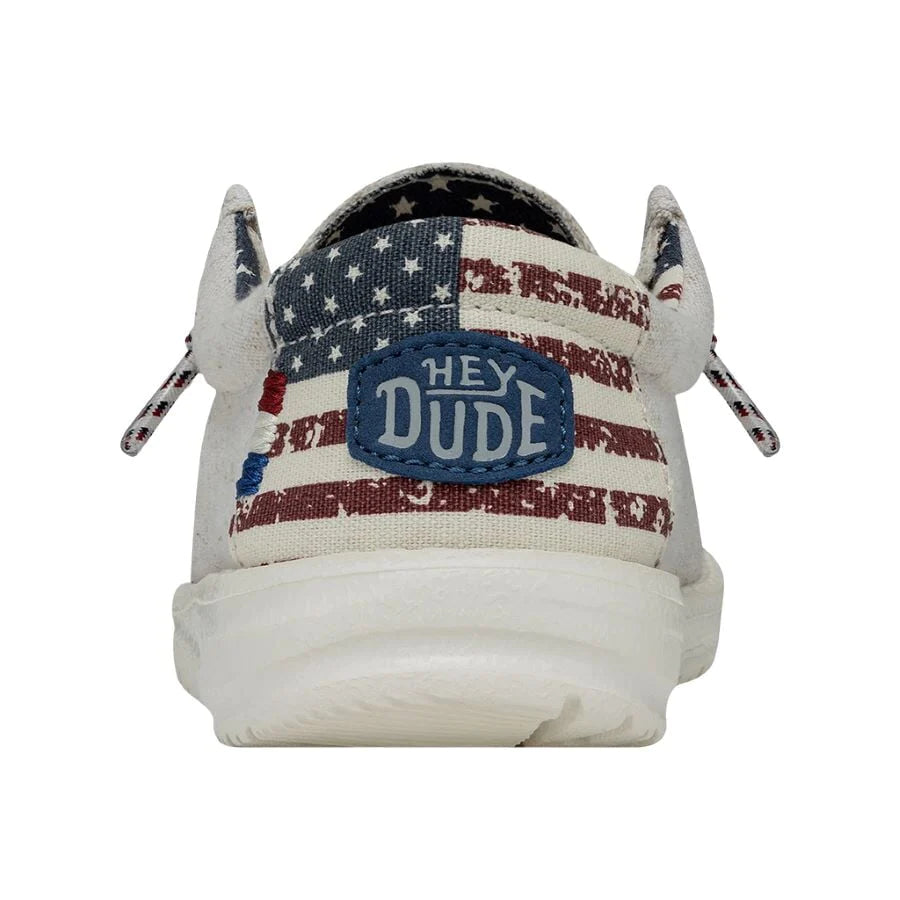 Wally Youth Off White Patriotic Hey Dude