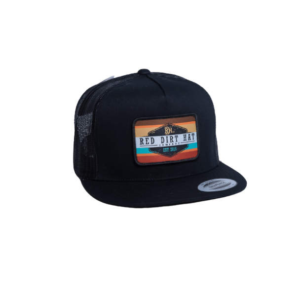 Red Dirt Hat Company Army Sunset Adjustable Snapback Hat Cap Red Dirt