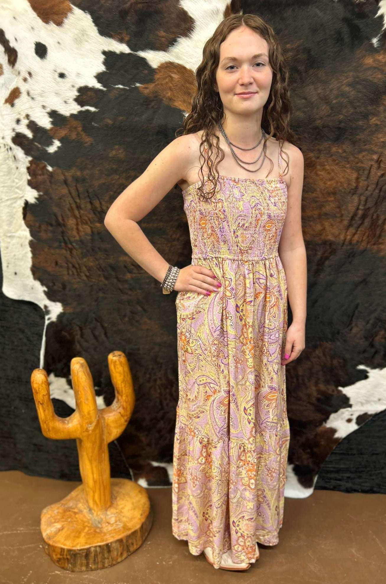 Wrangler Retro® Punchy Dress - Orange/Purple dress Women's Wrangler