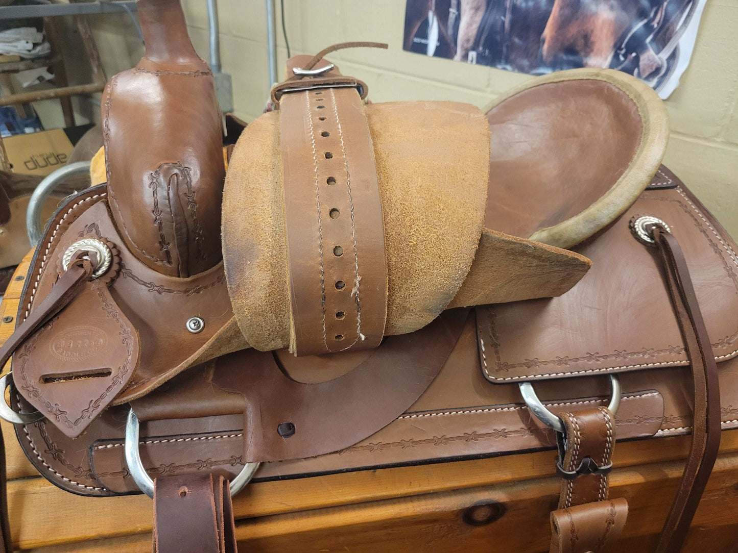 17" Corriente Association Ranch Saddle Double C Western Supply