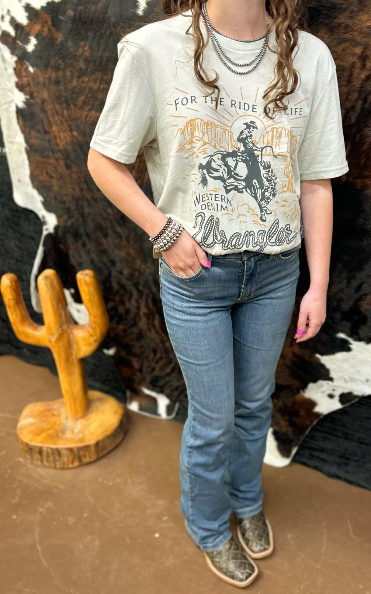 Wrangler® Bespoke Bootcut Jean - High Rise - Ada 112359279 Jeans Women's Wrangler