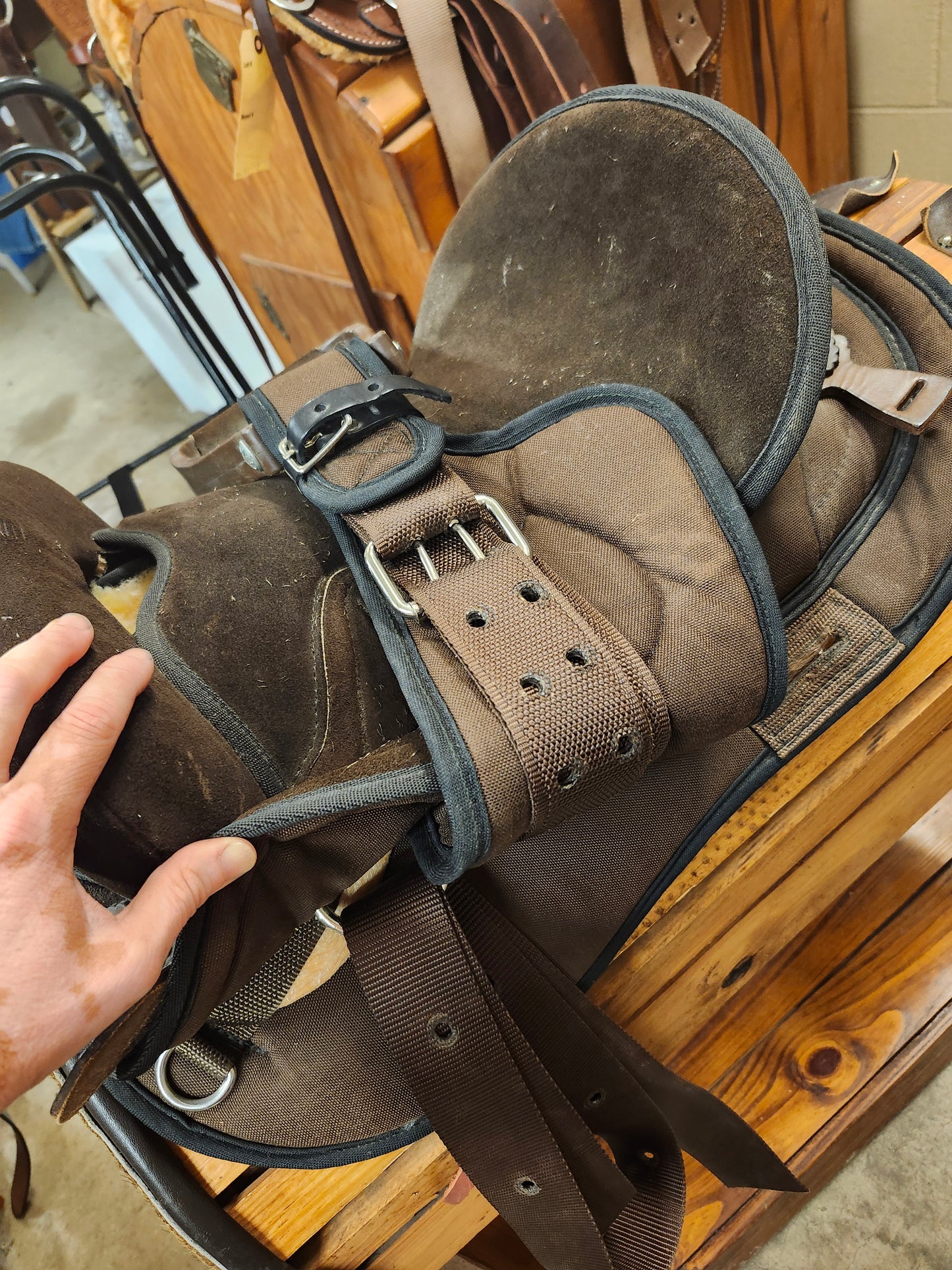 14" Big Horn Lightweight Saddle Double C Western Supply