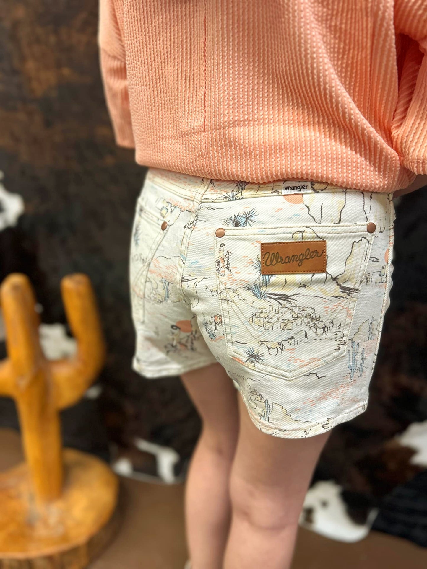Wrangler® Cowboy Short - High Rise - Sundown Shorts Women's Wrangler