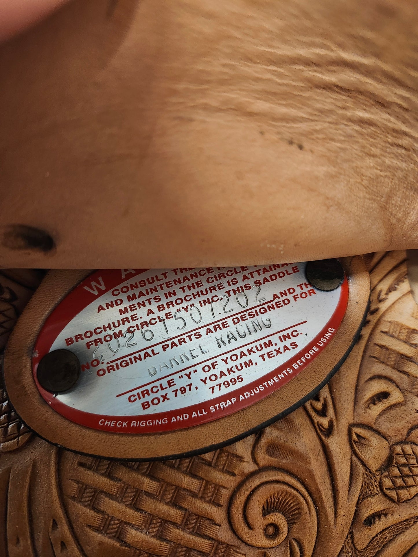 15"Circle Y NBHA Barrel Saddle (like new) Double C Western Supply