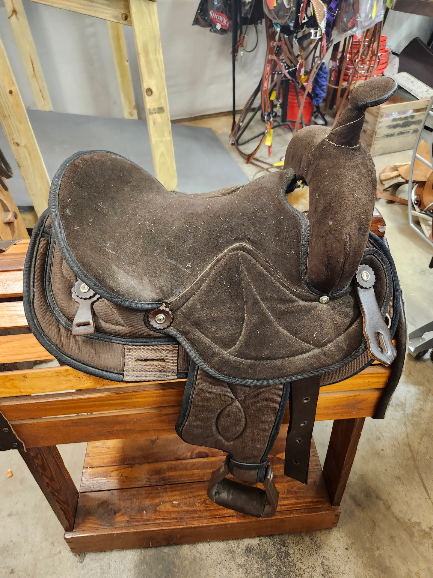 14" Big Horn Lightweight Saddle Double C Western Supply