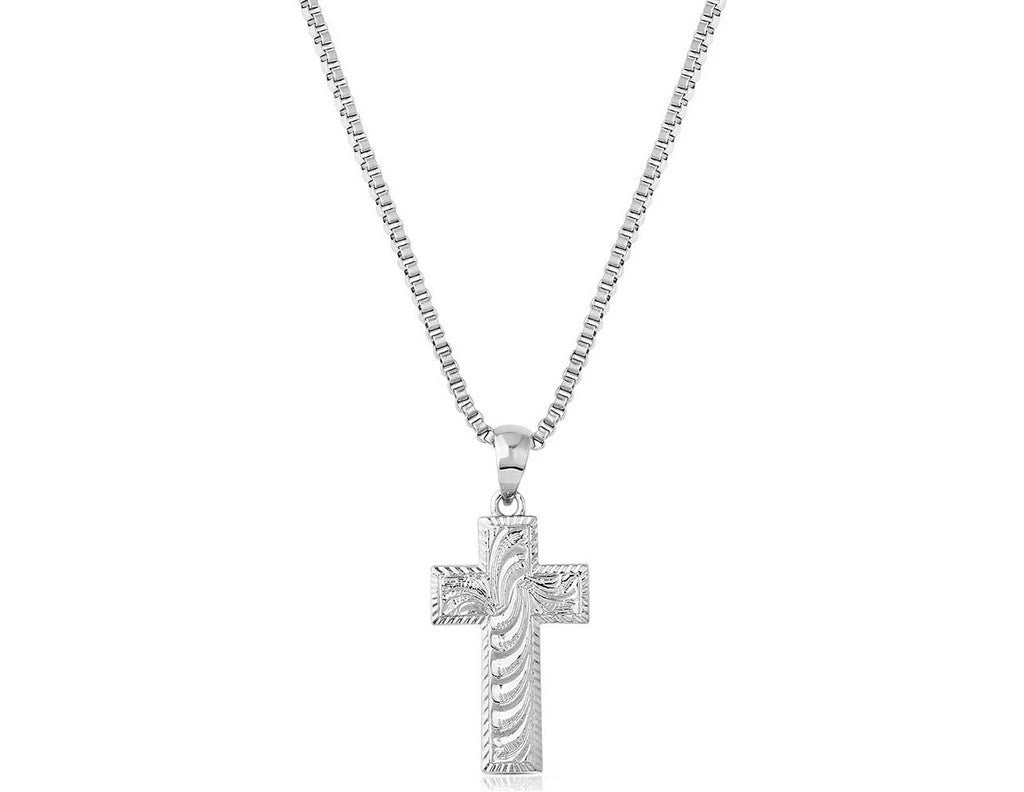 Montana Silversmiths Necklace Women Timeless Devotion Cross 21" NC6034 NECKLACE Montana Silversmiths