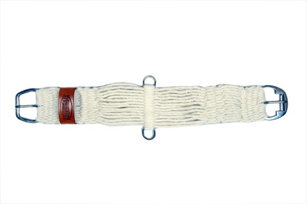 Mohair Straight String Girth W/Stainless Steel Roller Buckle 36" Horse Tack Accessories Showman
