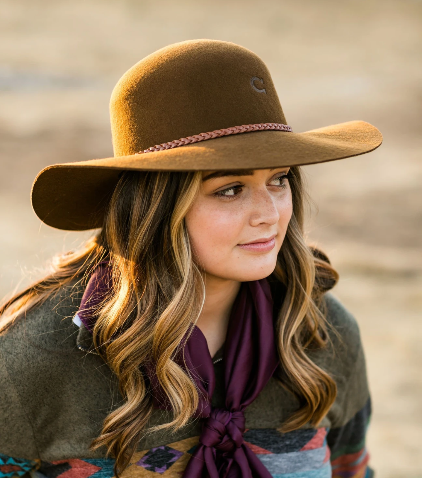 Charlie 1 Horse Wanderlust Acorn Cowboy Hat Women's Charlie 1 Horse