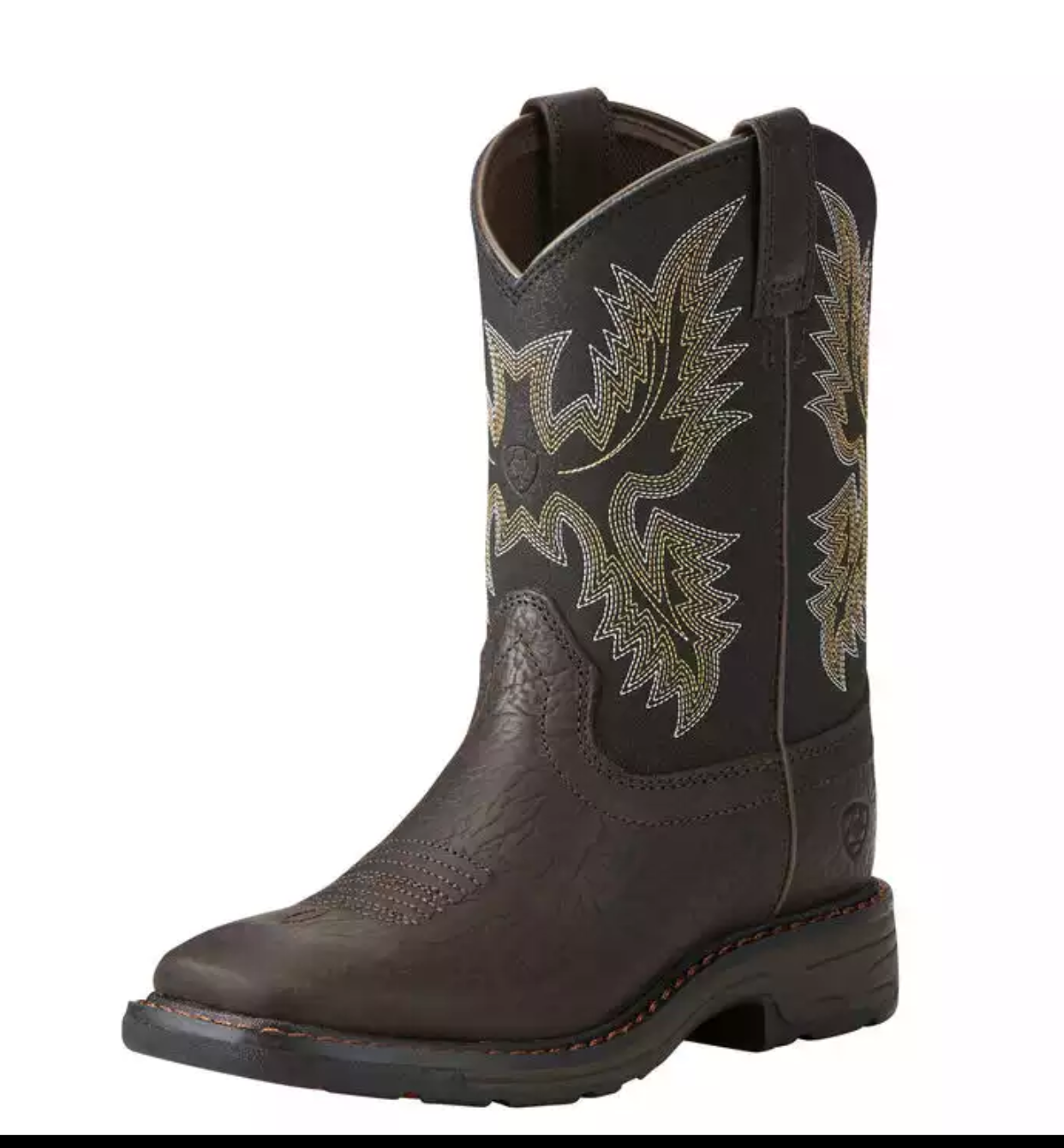 Kid’s Ariat Workhog Wide Square Toe ariatfootwear Double C Western Supply
