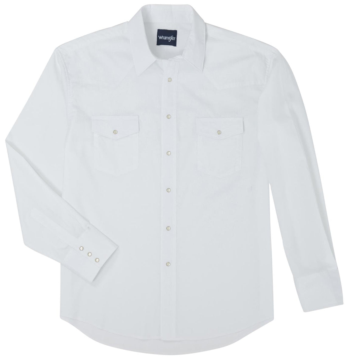 Sport Western Snap Shirt - Black And White Shirt Wrangler