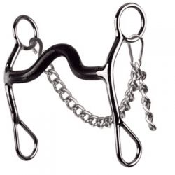 Reinsman Sweet Iron 1/2" Medium Port Bit Double C Western Supply