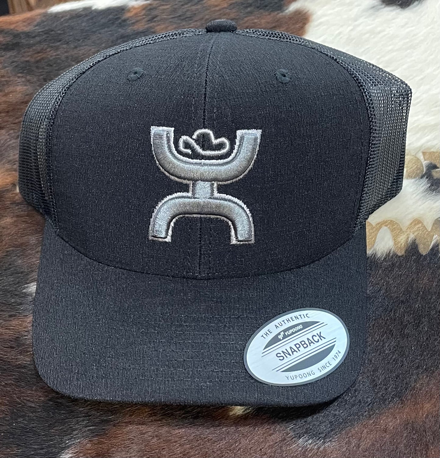 “Sterling” Hooey Cap Hats Black Black Hooey