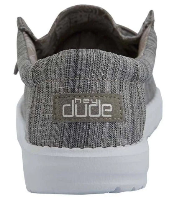 Hey Dudes Wally Youth Linen Stone Hey Dude