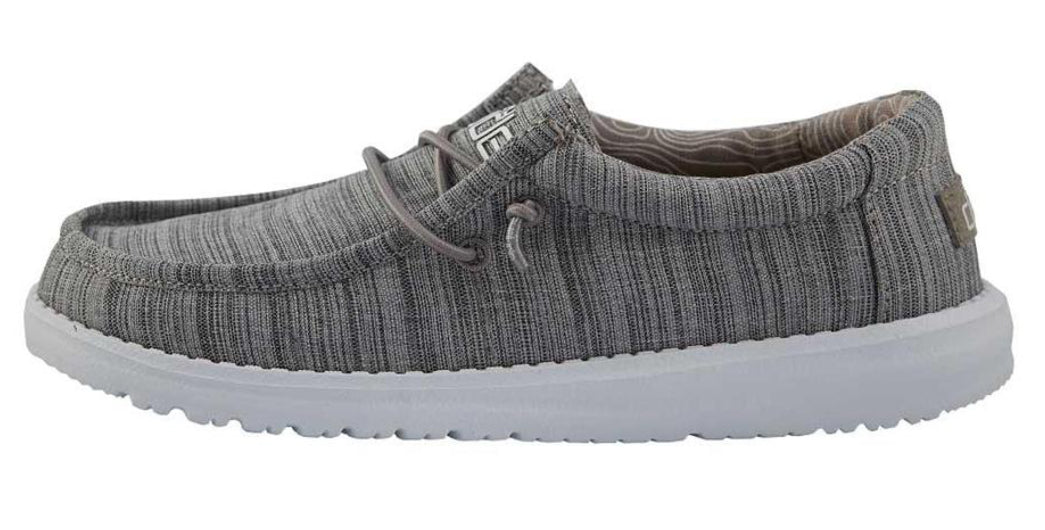 Hey Dudes Wally Youth Linen Stone Hey Dude