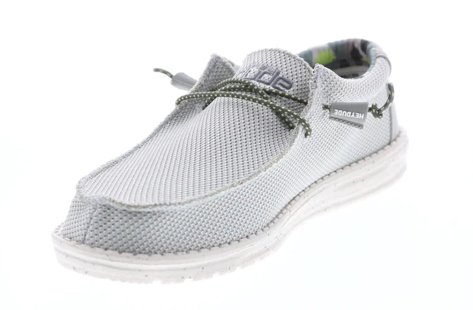 Hey Dude Mens Wally Sox Fog Shoes Hey Dude