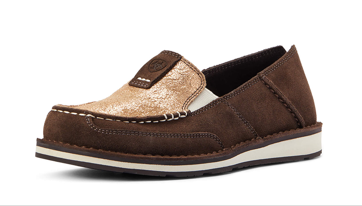 Ariat Women’s Cruiser - Azteca Suede - Metallic Copper Floral ariatfootwear ariatwomens Women's Womens Shoes Ariat