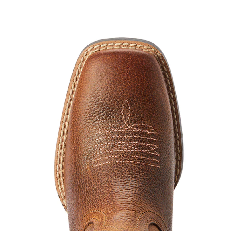 Ariat® Youth Girl's Firecatcher Rowdy Brown Square Toe Boots 10042413 Shoes ariatfootwear Double C Western Supply
