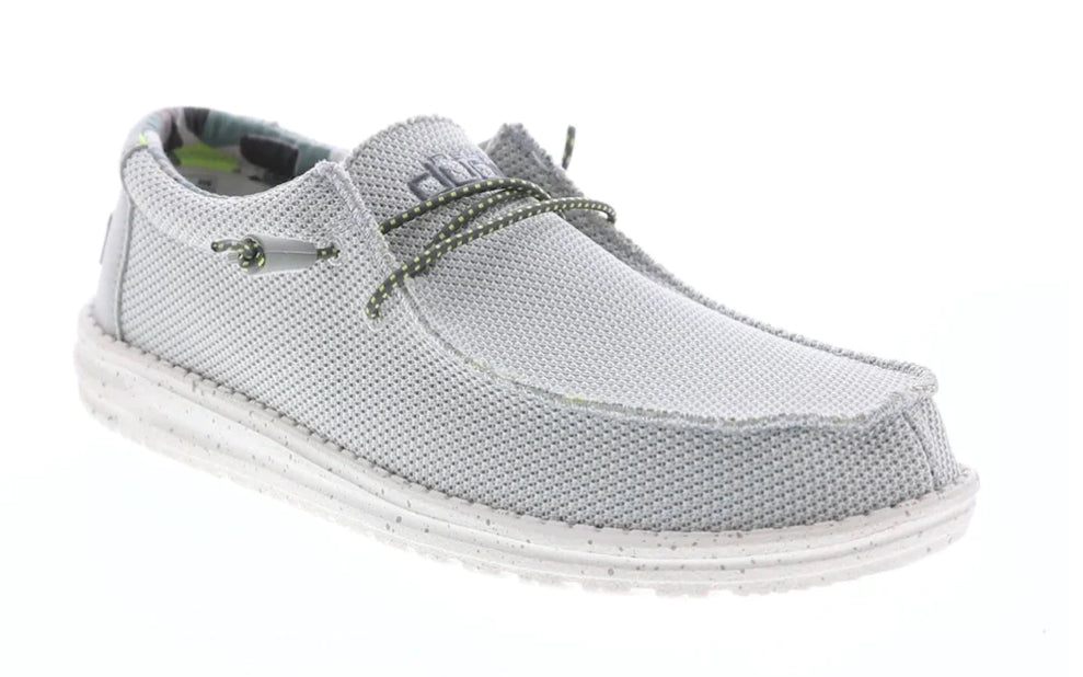 Hey Dude Mens Wally Sox Fog Shoes Hey Dude