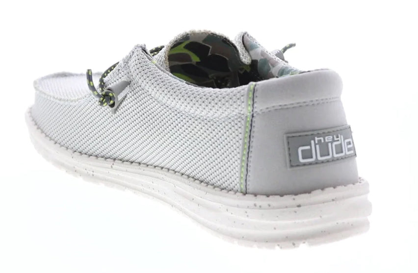 Hey Dude Mens Wally Sox Fog Shoes Hey Dude