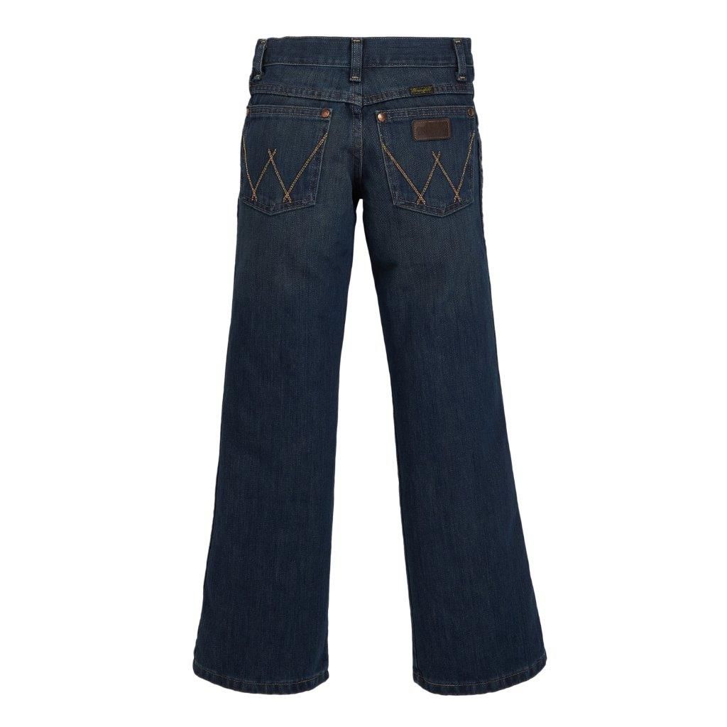 Boy's Wrangler Retro Relaxed Fit Boot Cut Jean Jeans Double C Western Supply