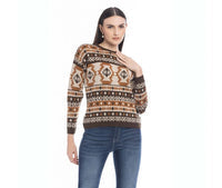 western aztec sweaters blouses tanks for women