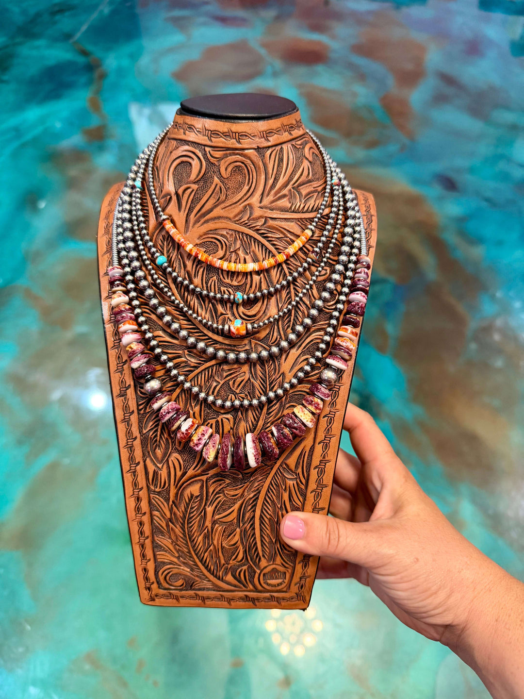 Spiny Oyster & Sterling Set set Shopify Collective The Bijoux FAB Jewelry The Bijoux FAB Jewelry