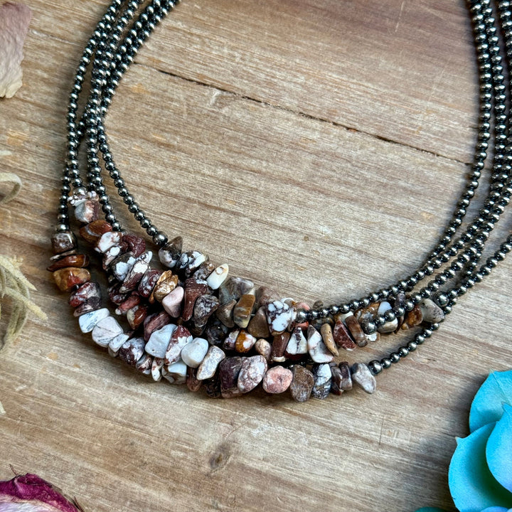 14” Wild Horse Choker – Sterling Silver Pearls Choker Shopify Collective The Bijoux FAB Jewelry The Bijoux FAB Jewelry