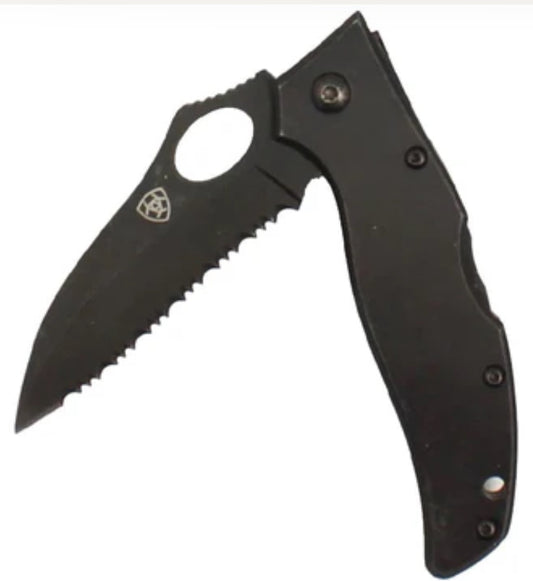 ARIAT STAINLESS STEEL BLACK KNIFE Knife M & F