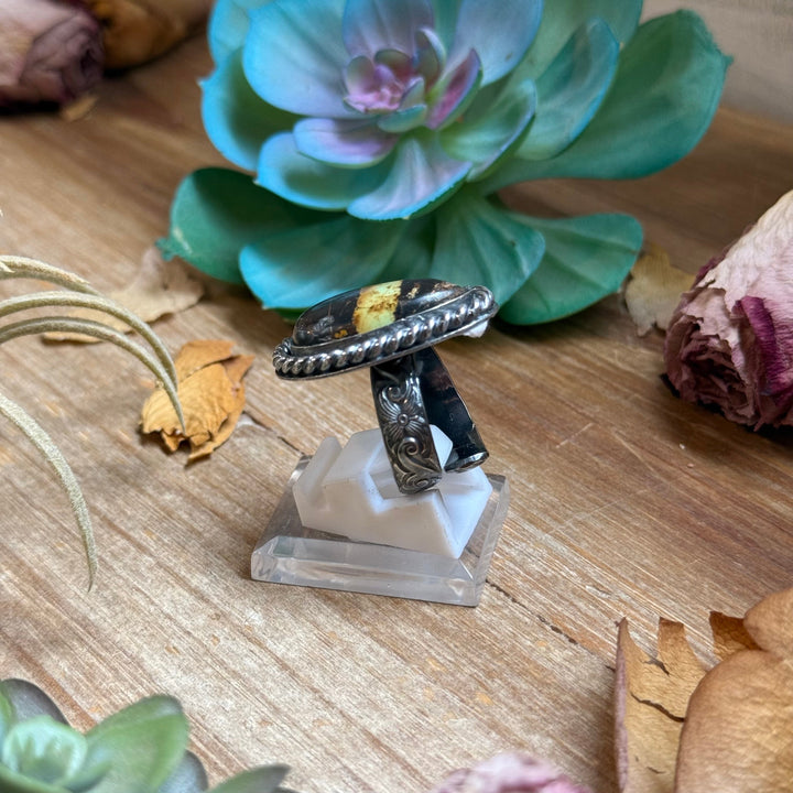 Mj Ring - Black Jack Teardrop Ring Ring Shopify Collective The Bijoux FAB Jewelry The Bijoux FAB Jewelry