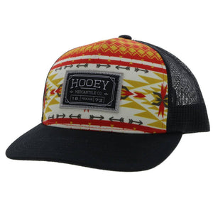 HOOEY
"DOC" RED/YELLOW/WHITE/BLACK AZTEC PRINT HAT