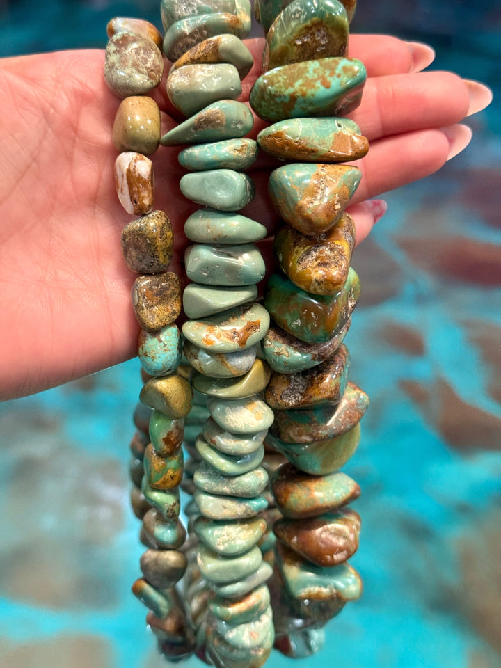 Turquoise Nugget Statement Necklace Necklaces Shopify Collective The Bijoux FAB Jewelry The Bijoux FAB Jewelry