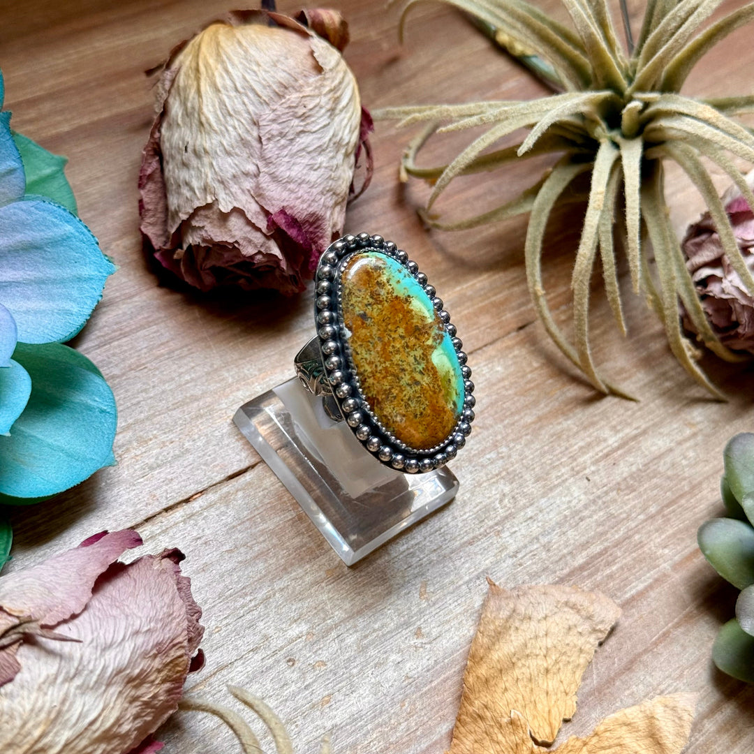 MJ Turquoise Ring – Sterling Silver Ring Shopify Collective The Bijoux FAB Jewelry The Bijoux FAB Jewelry