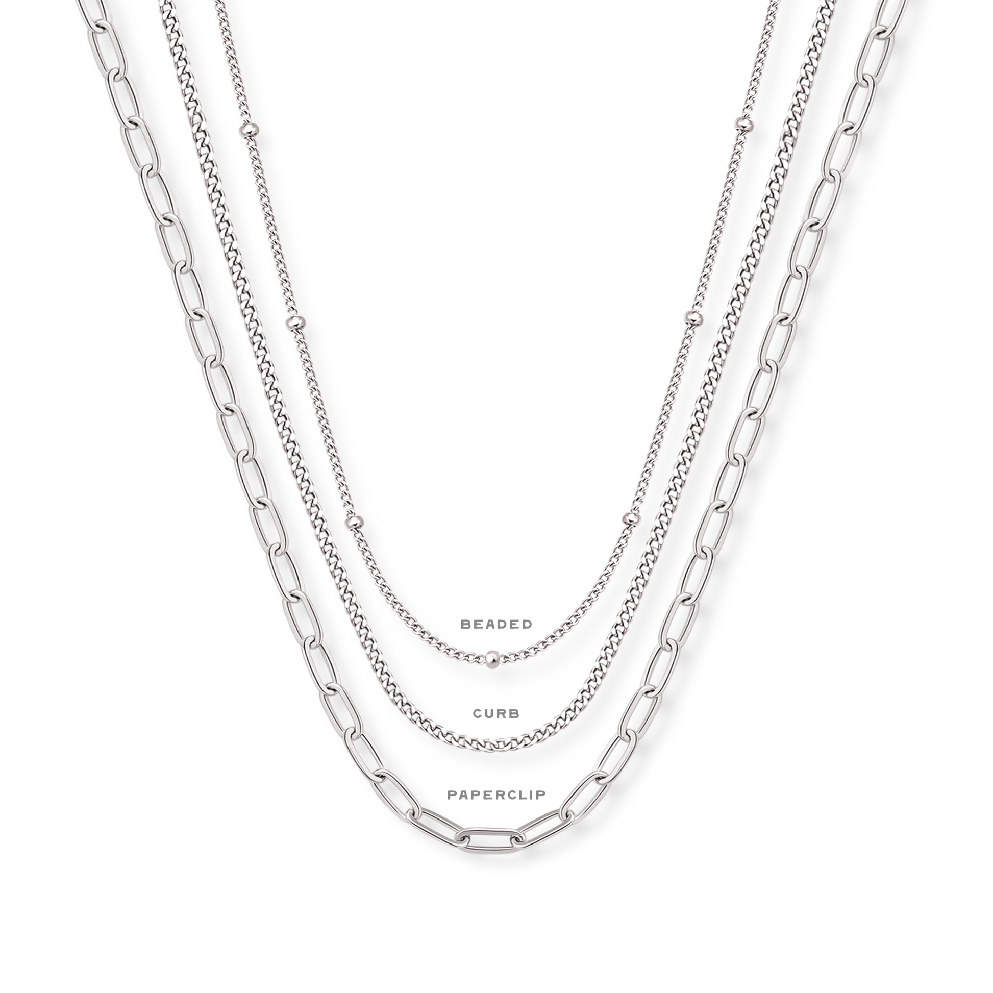 SpurWest Mini Belt Buckle Necklace (Initial) - Silver SpurWest