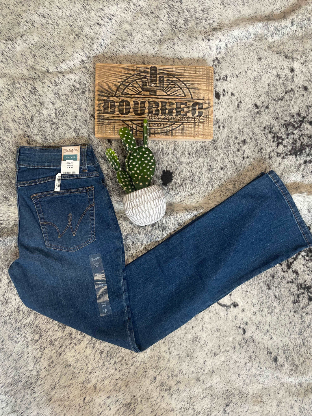 09MWZHK - Wrangler® Retro® Mae Bootcut Jean - Mid Rise - Double C Western SupplyWrangler