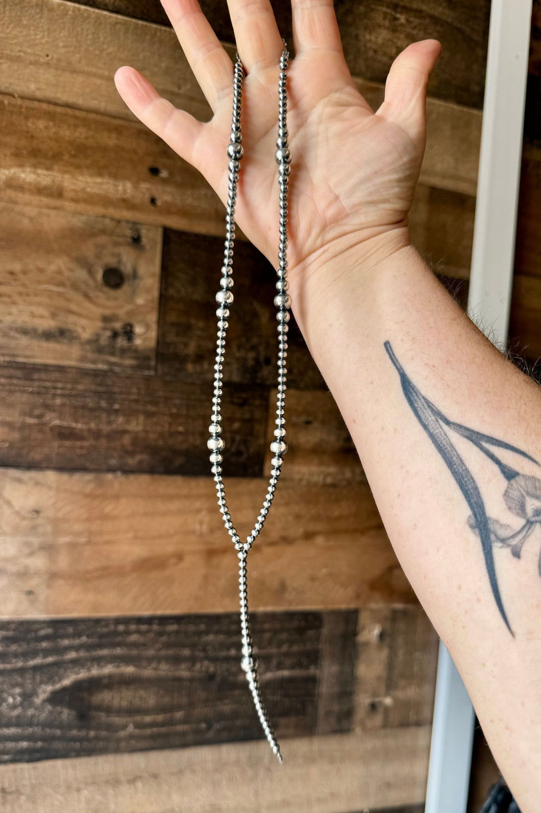 Lariat graduated sterling silver pearl necklaces Shopify Collective The Bijoux FAB Jewelry The Bijoux FAB Jewelry