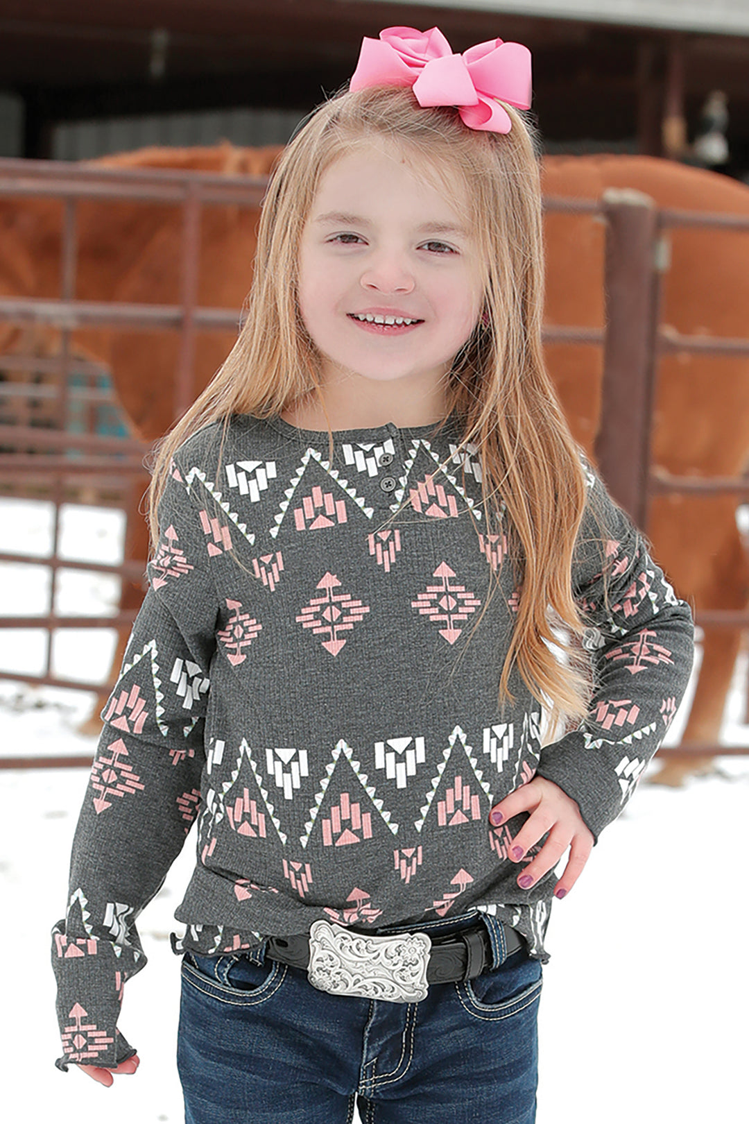 Cruel Girls - Grey Long Sleeve Shirt cruel girl girls Cruel Girls