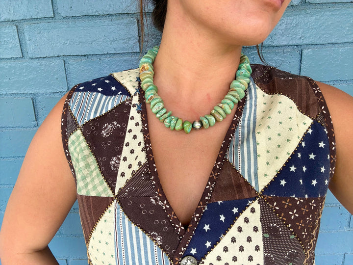 Turquoise Nugget Statement Necklace Necklaces Shopify Collective The Bijoux FAB Jewelry The Bijoux FAB Jewelry