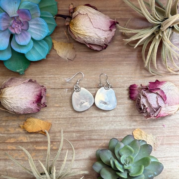 Sterling Silver Sonoran Turquoise Dangle Earrings – Handmade by Artist Jason Ogg Earrings Shopify Collective The Bijoux FAB Jewelry The Bijoux FAB Jewelry